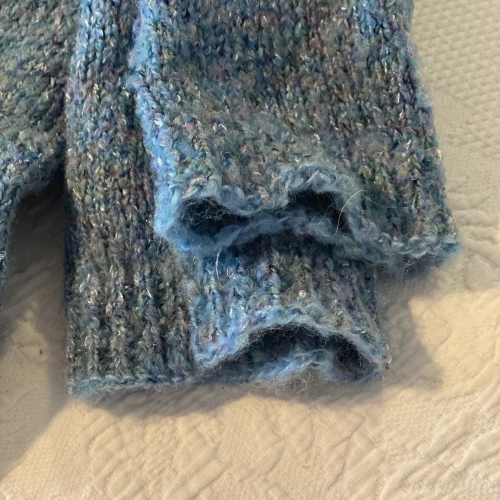 Kids Robins Egg Heathered Blue Gray Leg Warmers​​​​​​​​​​